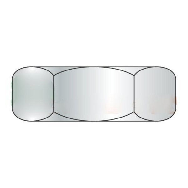 Machine Screw Nut, #3-56, Steel, Zinc Plated, 0.066 in Ht, 10000 PK, Newport Fasteners, Mfr#: 887894